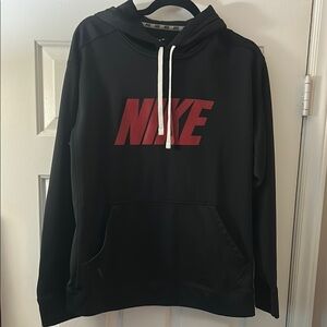 Nike Men's Black Hoodie Dri-fit